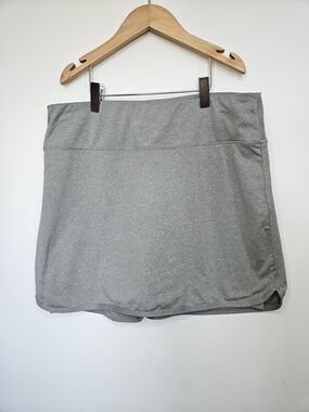 Hyba Heather Grey Active Athletic Skort Shorts Skirt Size M🔥
